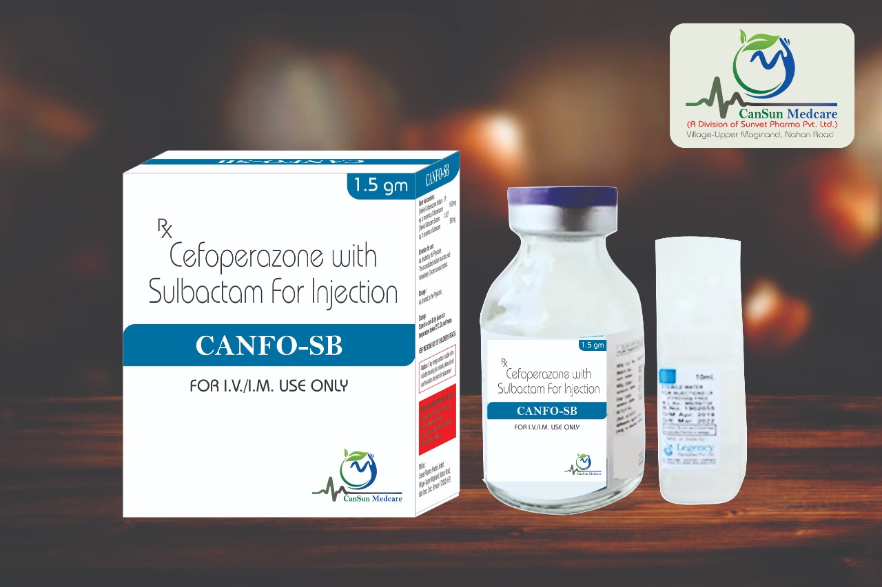 Cefoperazone with Sulbactam 1500 mg injection in PCD Franchise